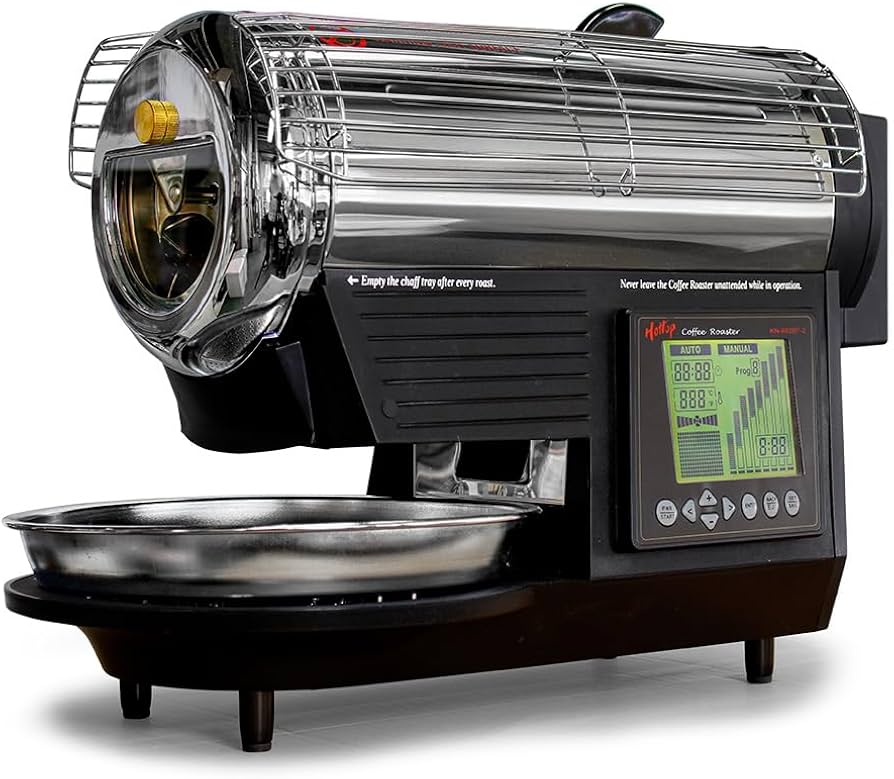 Hottop sample coffee roaster for rent at the Inheritance Roastery co-roasting space in Pensacola, FL