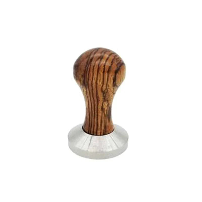 Cafelat zebra wood 53mm espresso tamper - espresso gear from Inheritance Coffee, Pensacola, FL