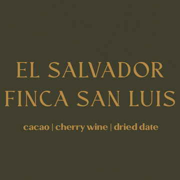 El Salvador Finca San Luis