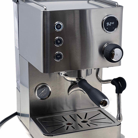 Turin Legato V2 espresso machine in stainless steel, for home baristas and cafes from Inheritance Coffee in Pensacola, FL