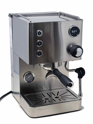 Turin Legato V2 espresso machine in stainless steel, for home baristas and cafes from Inheritance Coffee in Pensacola, FL