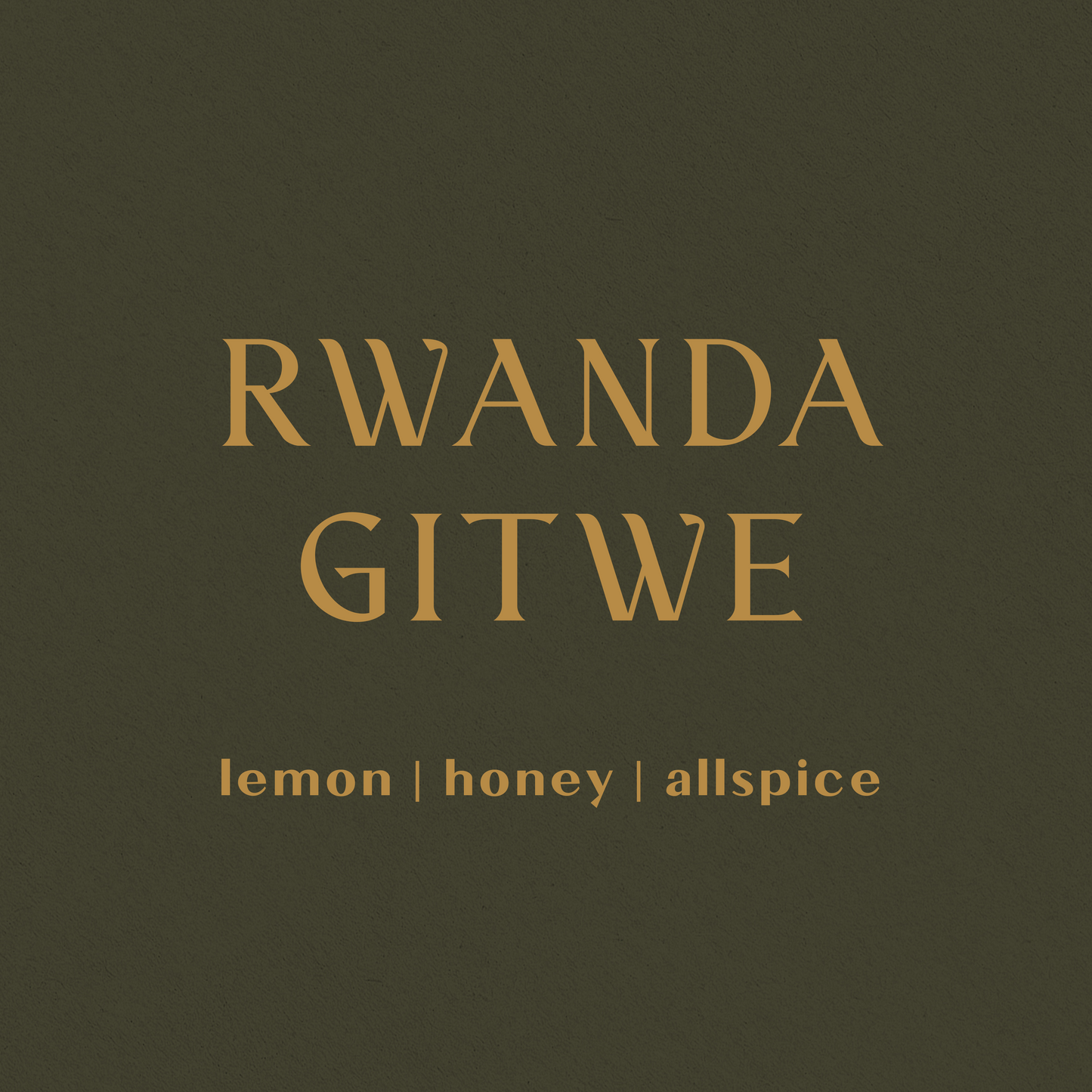 Rwanda Gitwe - Inheritance Coffee