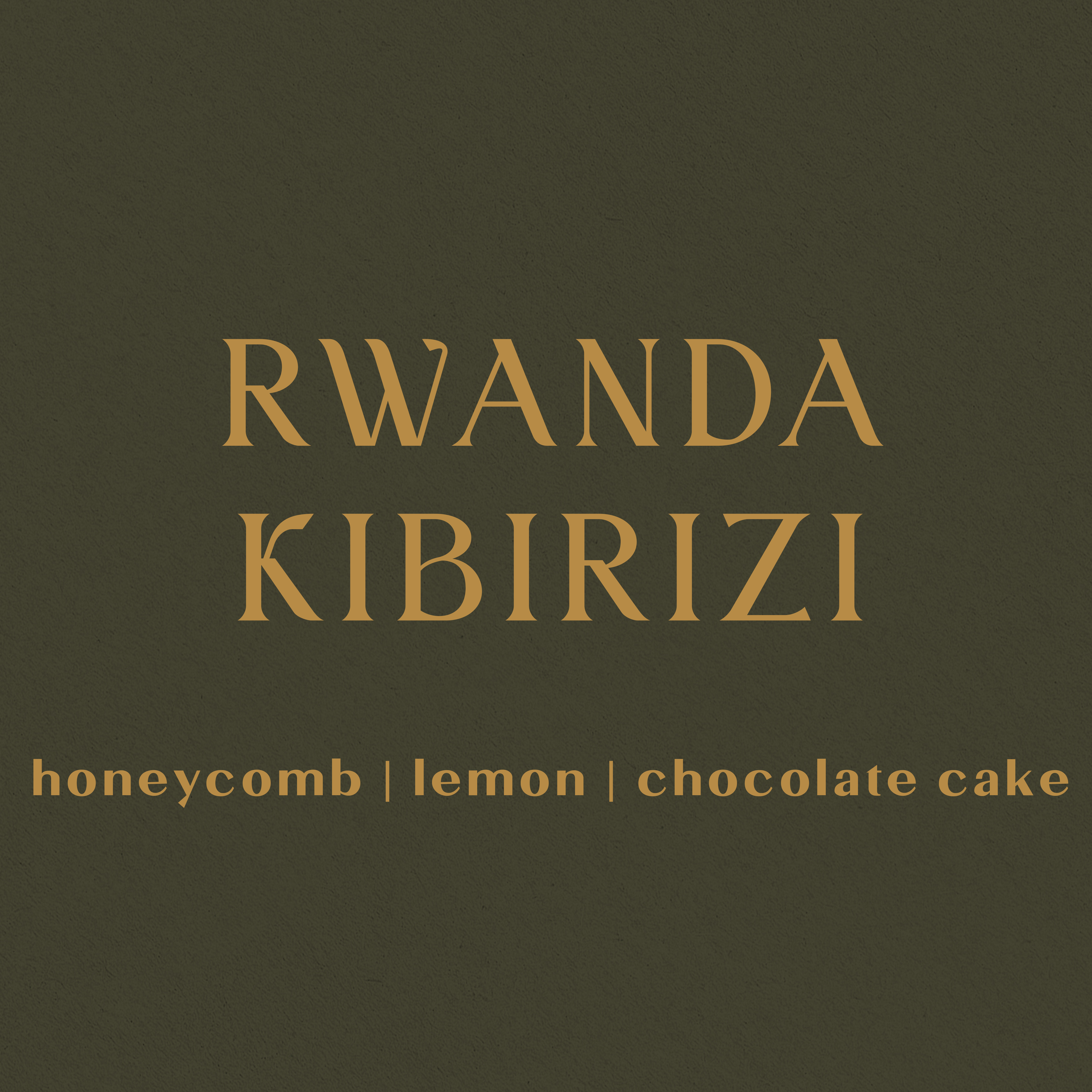 Rwanda Kibirizi - Inheritance Coffee