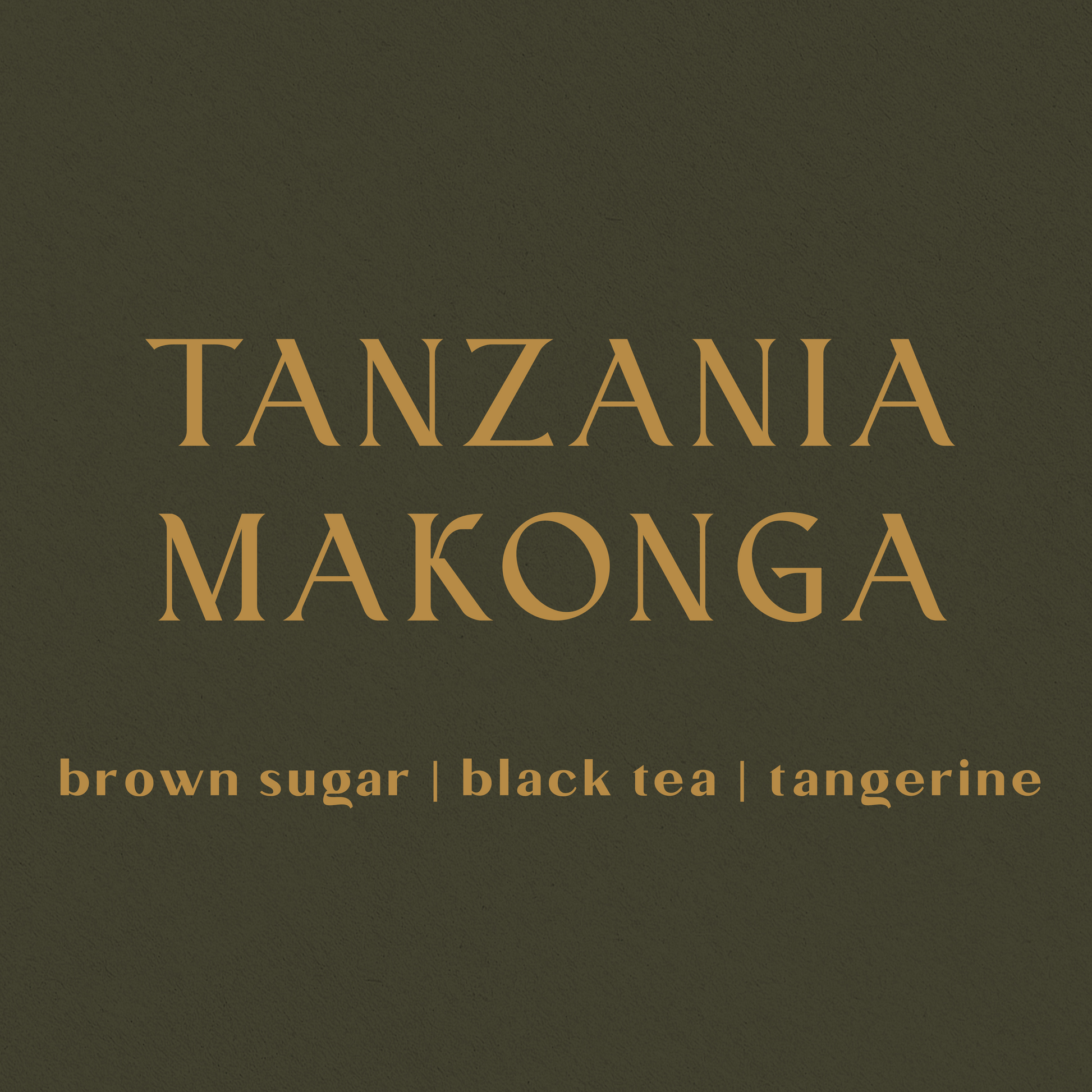 Tanzania Makonga - Inheritance Coffee